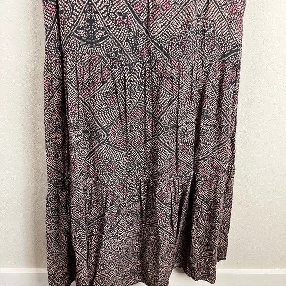 Apiece Apart Alta Maxi Dress Print Cotton Scalloped - Picture 5 of 11